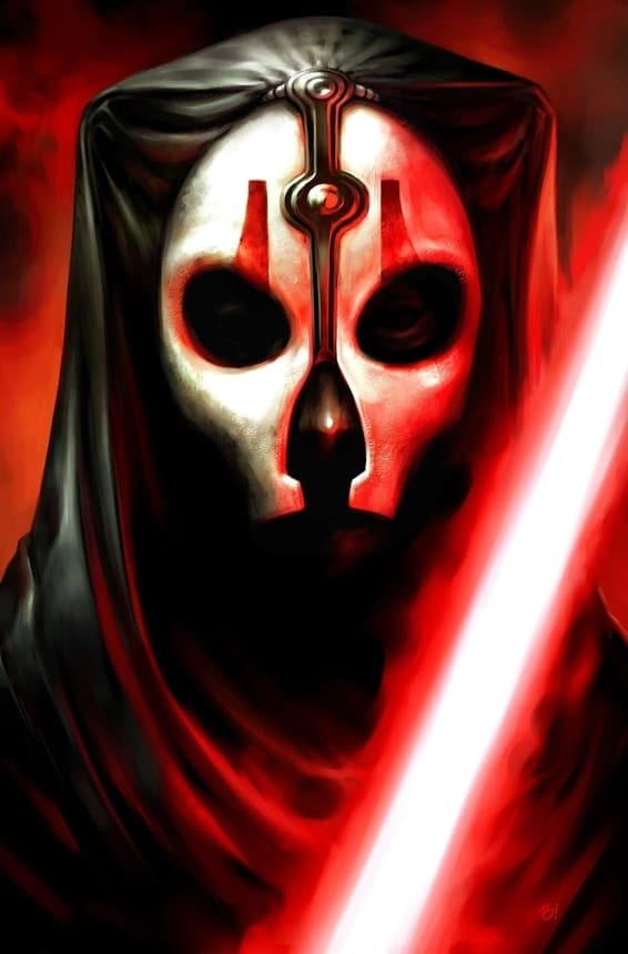 Nihilus from KOTOR II was visually inspired by the character No Face