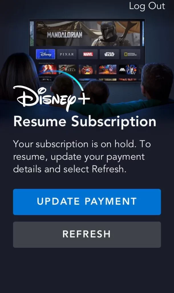 Renew DisneyPlus Subscription
