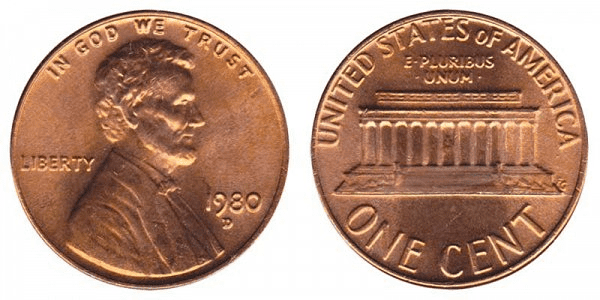 1980 D Penny
